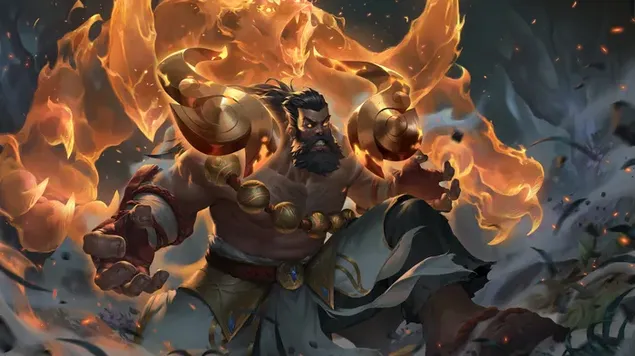 Tapeta Spirit Guard 'Udyr' Bear | League of Legends 8K