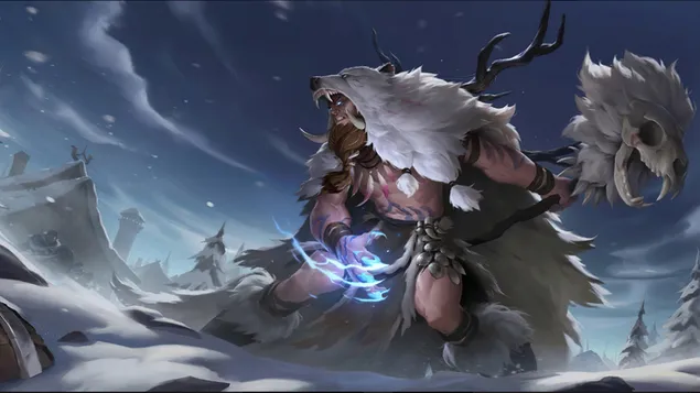 Spiritwalker 'Ursine' (Legends of Runeterra) - League of Legends (LOL) 4K muurpapier