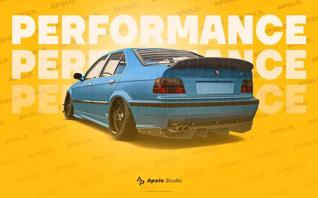 urheiluauto bmw e36 performance lataa