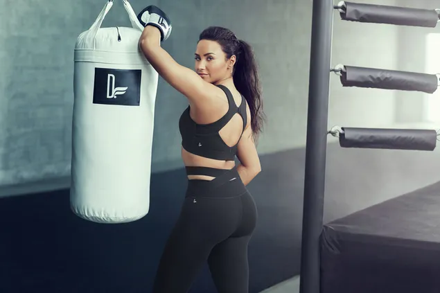 Sporty 'Demi Lovato' | Fabletics Photoshoot (8k)