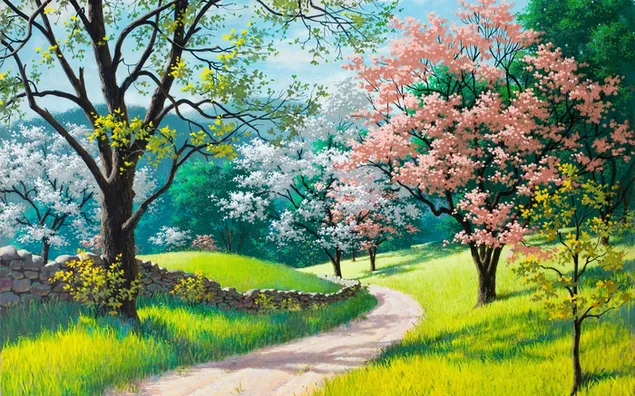 Spring Blossoms Painting download