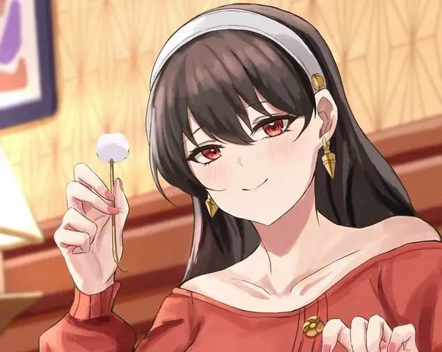 Spy x Family - Ju po hani diçka të ëmbël 4K sfond