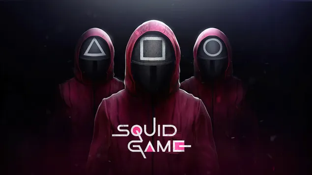 Squid Game Mask Tentara Merah Muda unduhan