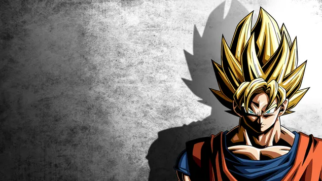 SSJ Goku voimakas 4K taustakuvan lataus