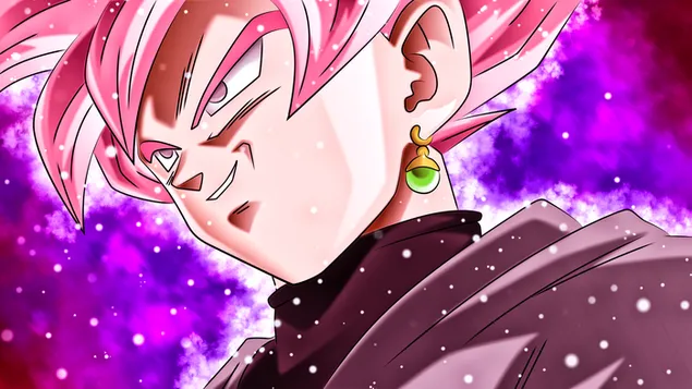 SSR Schwarz-Goku 4K Hintergrundbild