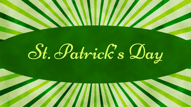 St. Patrick's Day in grünen Farben und Schattierungen
