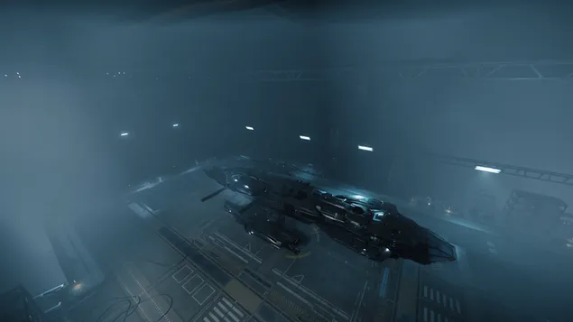 Ѕвезден граѓанин, хангар, соѕвездие Андромеда 4K тапет