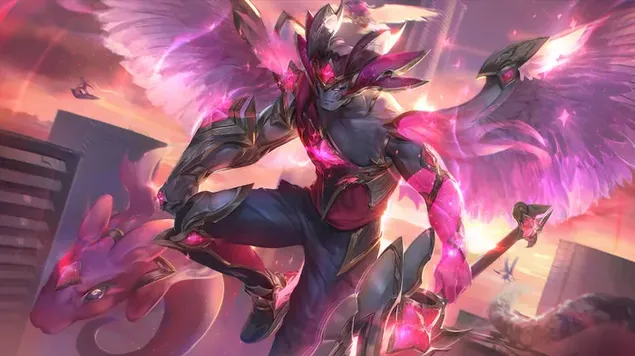 Star Guardian 'Aatrox' - League of Legends 8K achtergrond