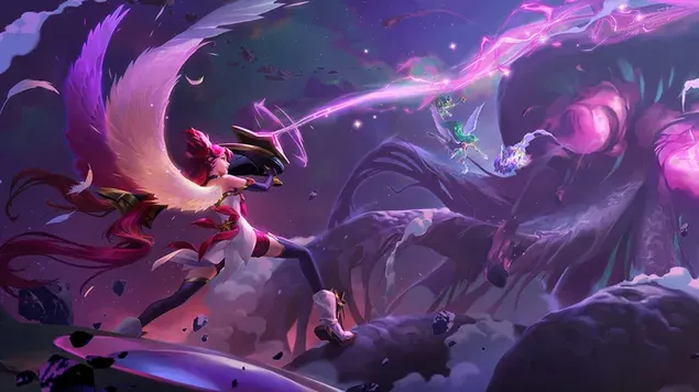 Taustpilt Star Guardian 'Jinx' V2 – League of Legends (LOL) 4K