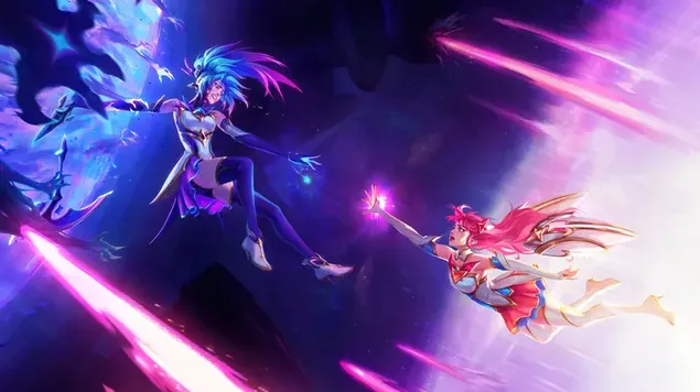 Star Guardian Kai'Sa with Akali - League of Legends (LOL) download