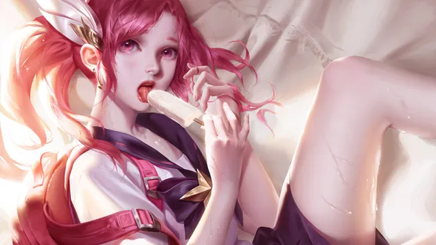 Star Guardian 'Lux' - League of Legends (LOL) 4K kertas dinding