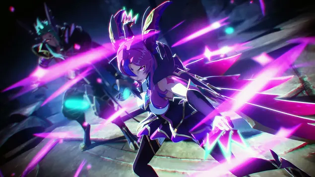 星之守护者‘霞’光影 - 英雄联盟 (LOL) 4K 壁纸