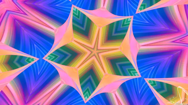 Star kaleidoscope #12