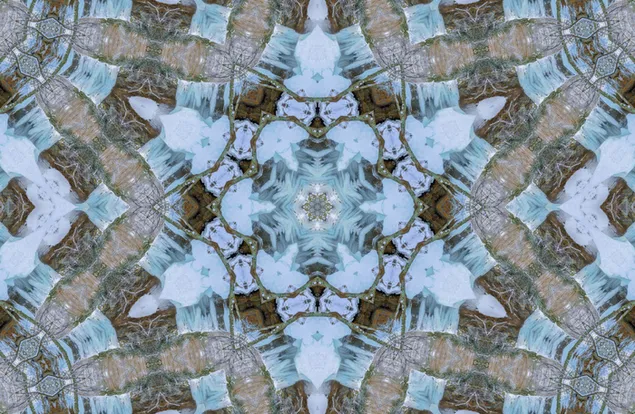 کلیدوسکوپ ستاره ای شماره 22 کاغذدیواری  HD