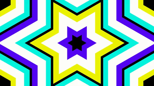 Star kaleidoscope #34
