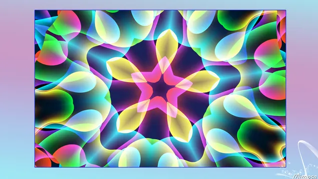 Sterrencaleidoscoop #5 HD achtergrond