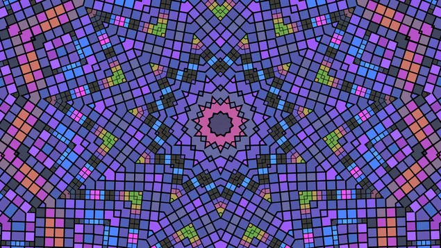 Caleidoscópio estrela #51 HD papel de parede