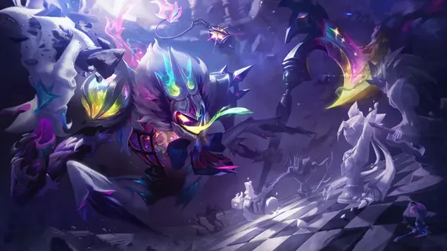 Star Nemesis 'Fiddlesticks' - League of Legends 8K kertas dinding