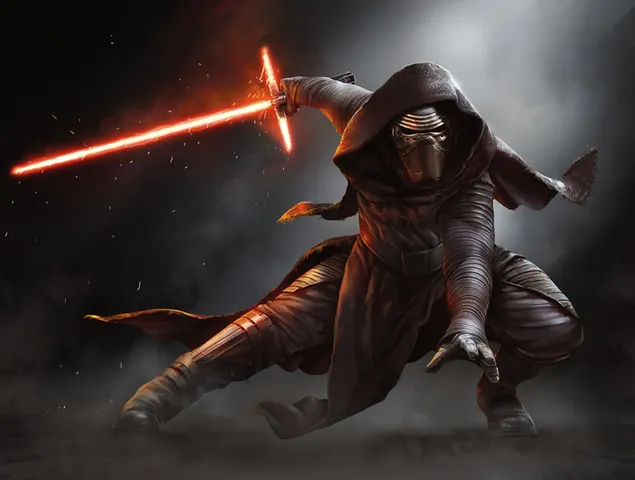 Star Wars: Das Erwachen der Macht Film - Kylo Ren mit Lichtschwert