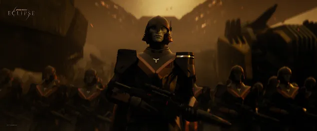 Pomračenje Ratova zvezda 2K pozadina