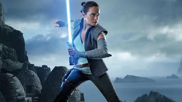 Vojna zvezd: zadnji jedi, daisy ridley 4K ozadje