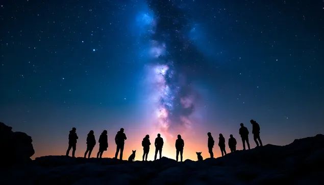 grupa za posmatranje zvijezda ispod mlijecnog puta | avantura nocnim nebom preuzmi