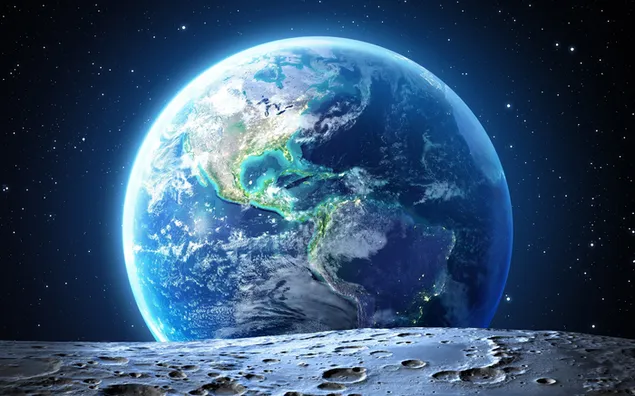 yjet dhe drita e henes reflektohen ne toke shkarkim