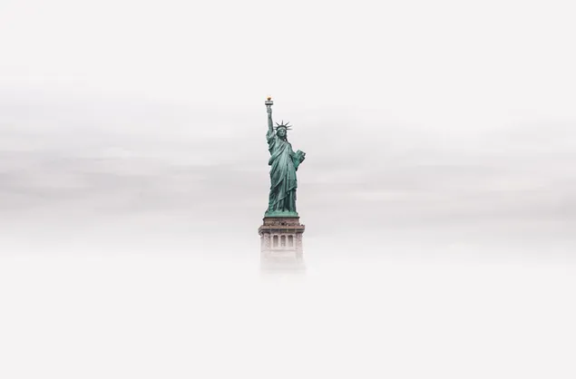 Monumen Nasional Patung Liberty 6K wallpaper