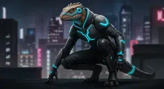Tapeta Nenápadná jednotka Reptiloid 4K