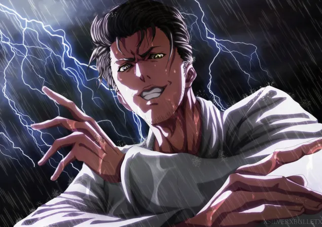 Steins;Gate | Rintarou Okabe in Back 2K วอลเปเปอร์