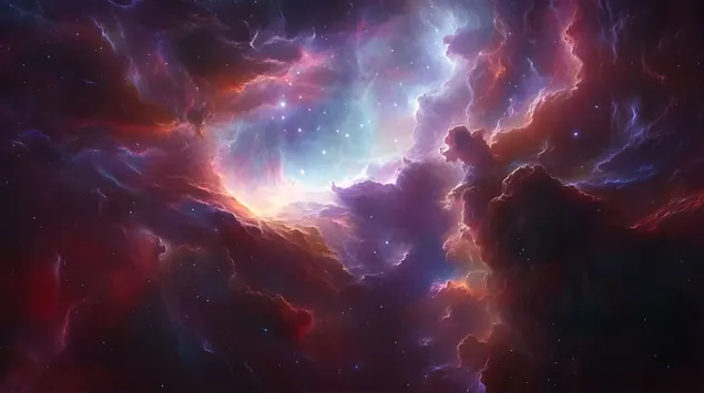 Ѕвездени соништа: поглед во космичката бездна 8K тапет