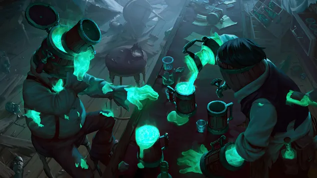 Sumaišytos dvasios (Runeterros legendos) – Legendų lyga (LOL) 4K ekrano užsklanda