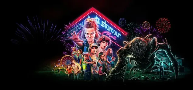 Stranger Things Stagione 3 - The Mind Flayer 2.0 4K sfondo