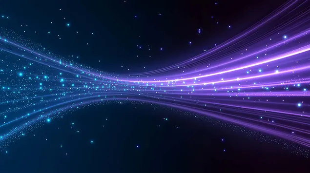 vija e drites vjollce dhe blu ne nje rrjedhe kozmike shkarkim