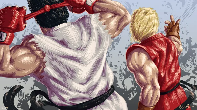 street fighter - ryu x ken masters scarica