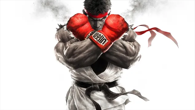 Street Fighter V: Ryu Hadouken (The Fighter) HD tapet
