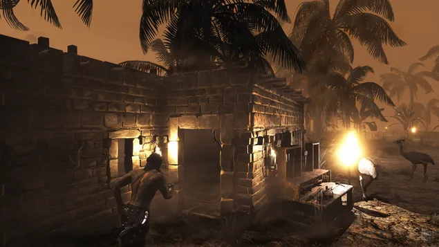 Ruas dos Exilados de Conan 4K papel de parede