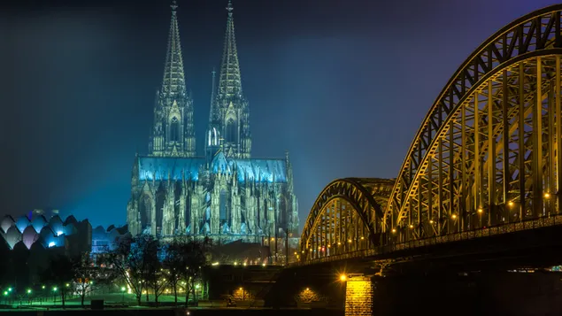 Stunning Cologne Cathedral 4K wallpaper