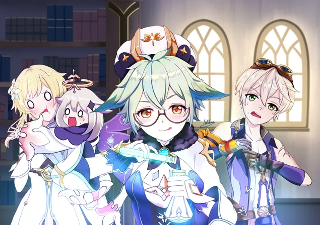 蔗糖和朋友們的化學樂趣 | 甘信衝擊 2K 壁紙