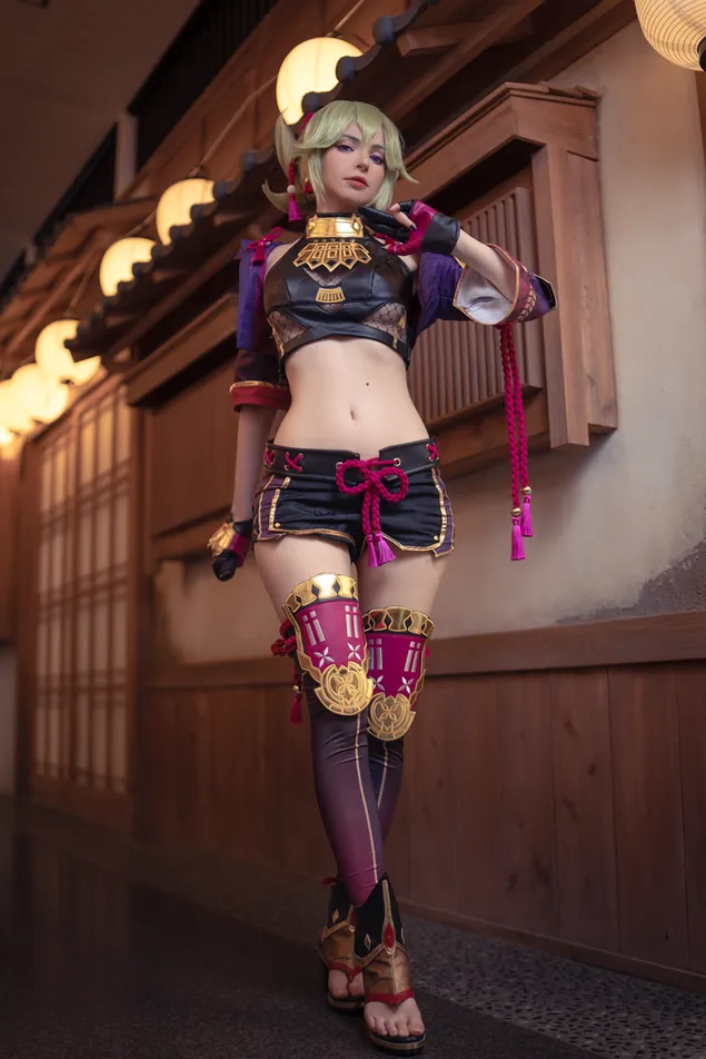 蔗糖 | 真正火辣的動漫女孩| 原神衝擊 2K 壁紙