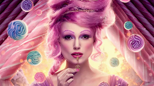 Socker plommon 4K bakgrund