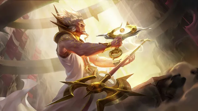 Sunforger 'Solari' (Legende Runeterre) - League of Legends (LOL) 4K pozadina
