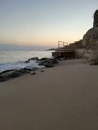 pôr do sol na praia 2K papel de parede