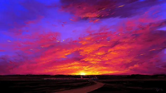 Sunset Cloud Scenery download