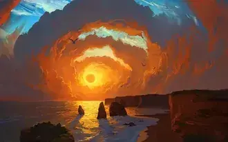 sonnenennergang owend landschaft eroflueden
