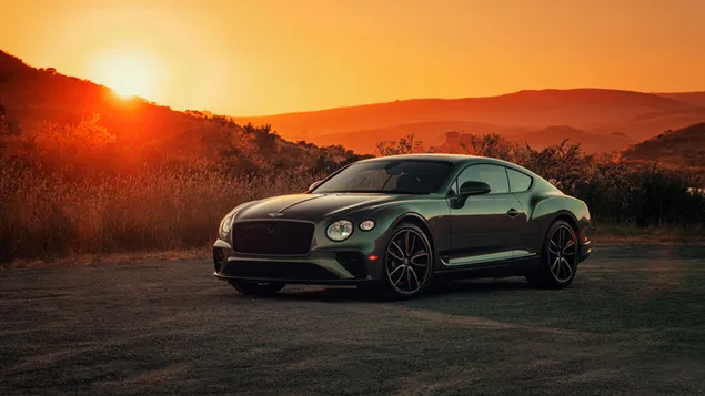 Sorotan Matahari Terbenam Bentley Continental GT V8