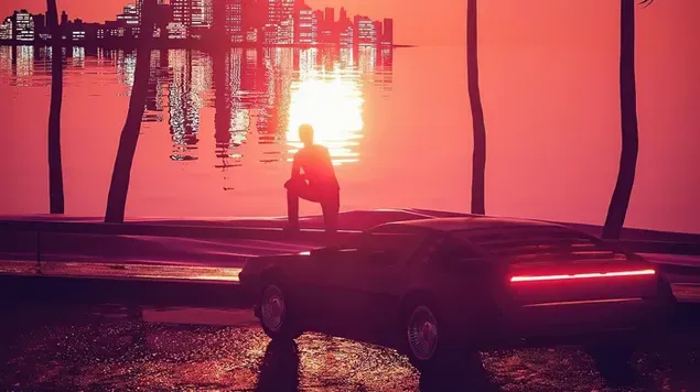 Tapeta Vzpomínky na západ slunce 4K