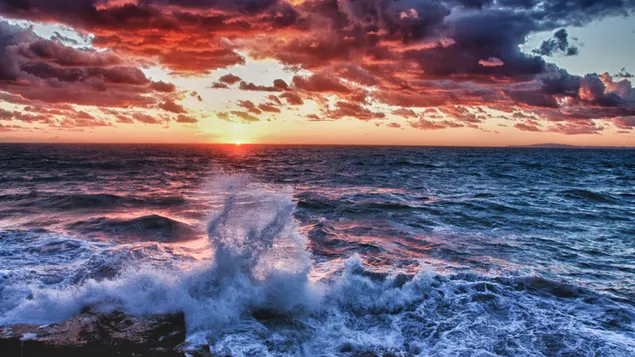 Sunset ocean, Live Horizon download