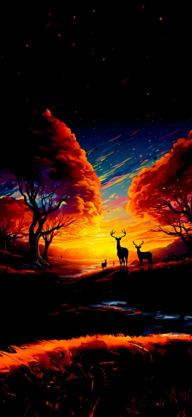 Sunset Serenity 2K wallpaper download