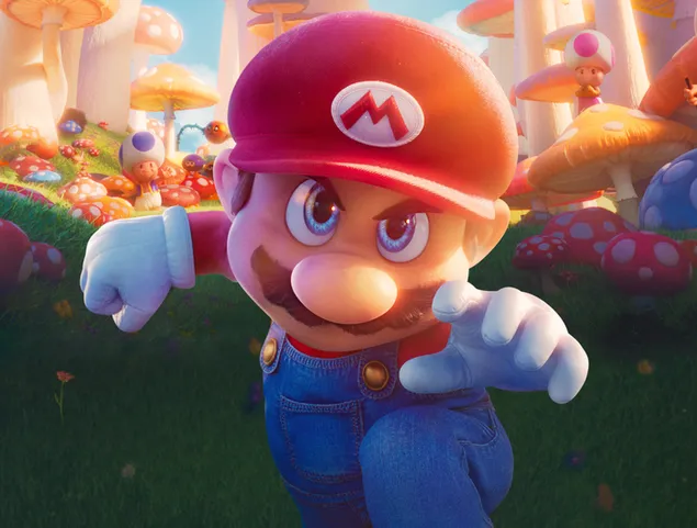 Personaje de carrera de la película animada Super Mario Bros. descargar